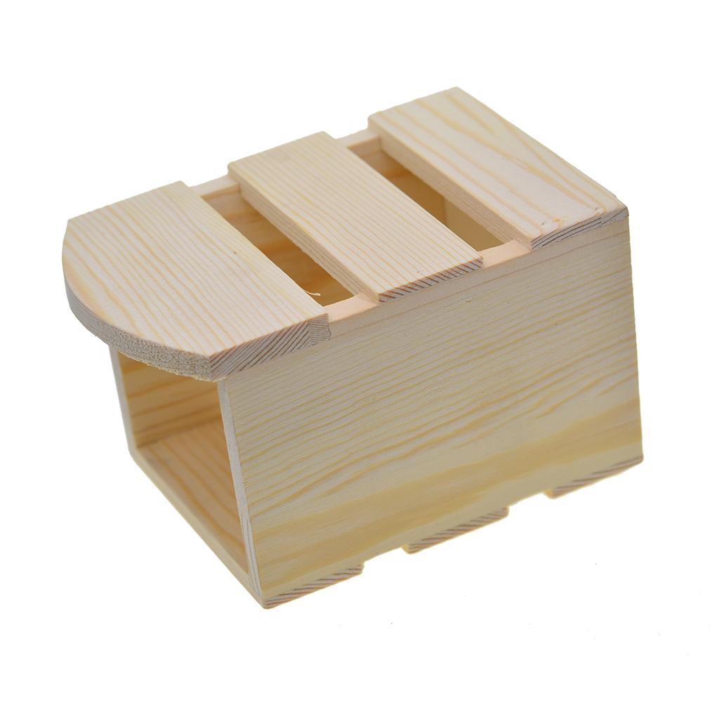 Desk Setup Minimal - Natürlicher Holz-Stifthalter aus Kiefer, Schreibtisch-Organizer mit