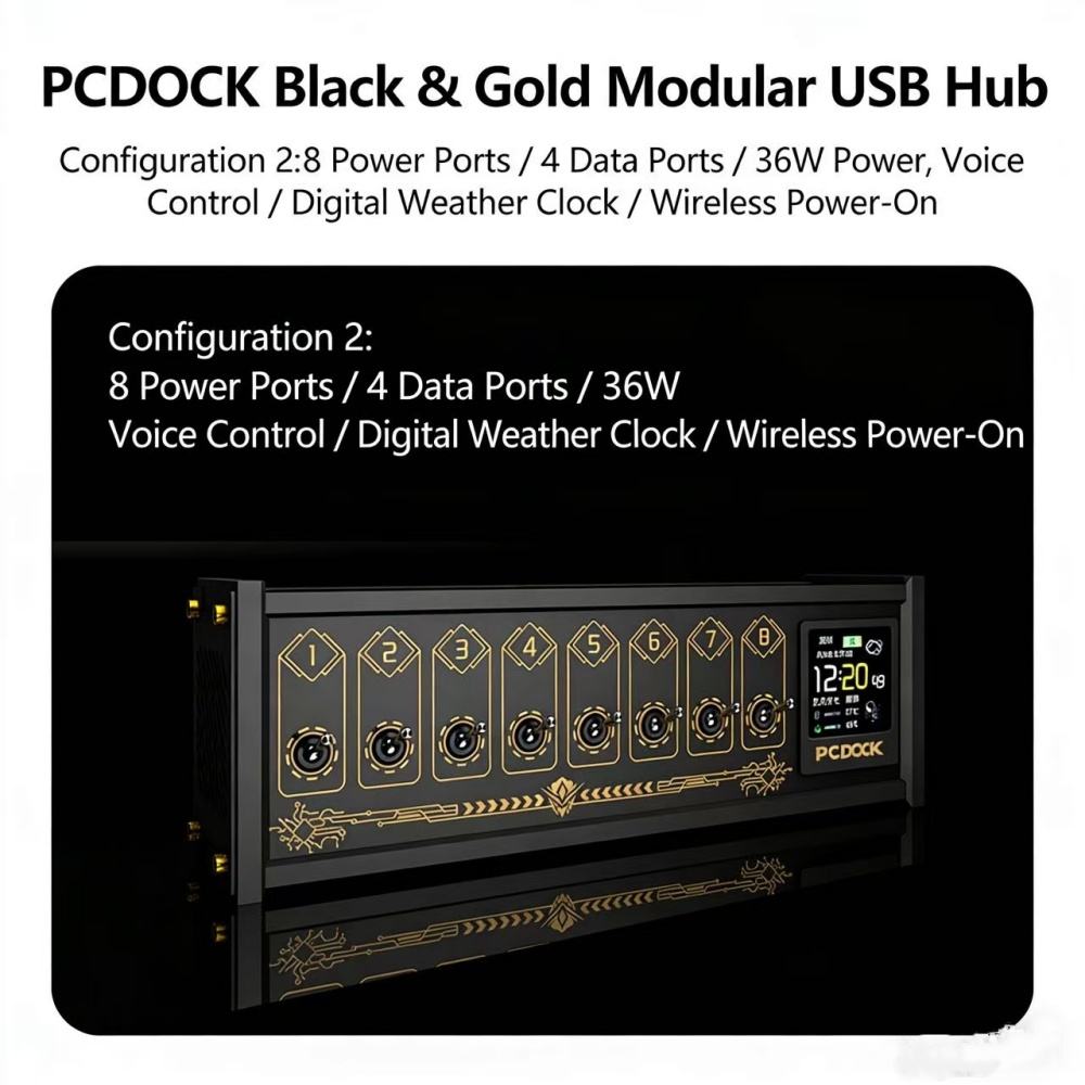 Desk Setup For Laptop - PCDOCK Block USB Desktop-Steckdosenleiste mit Schalter,