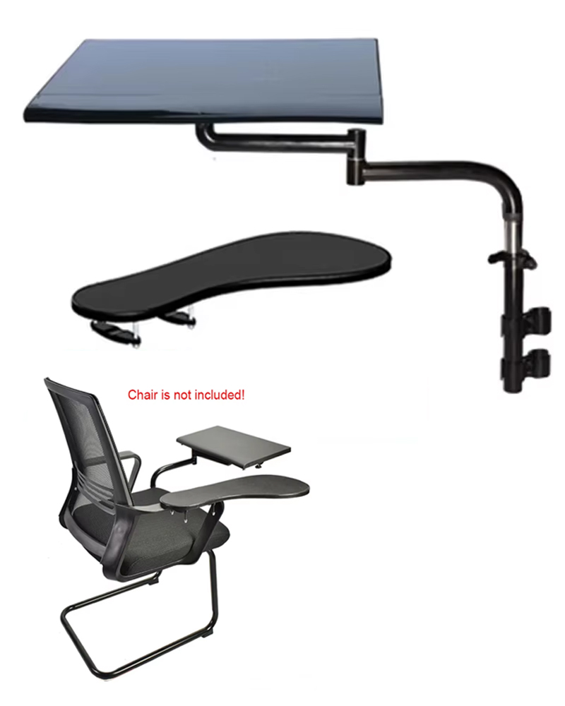 Desk Setup Pink - Hyvarwey Full-Motion Multifunktionale Bogen Stuhl Spann