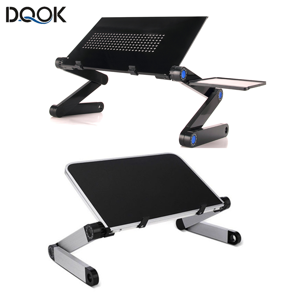 Desk Setup For Laptop - Verstellbarer Laptop-Schreibtischständer, tragbarer, ergonomischer Lapdesk aus