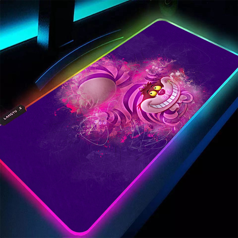 Desk Setup For Laptop - Großes Mauspad RGB A-Alices in Wonderland