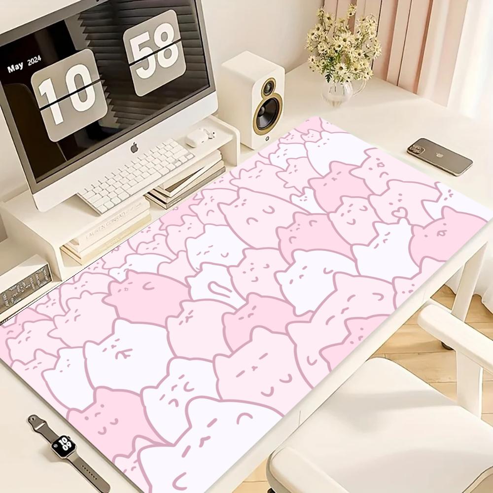 Gaming-Mauspad, Große Schreibt – Desk Setup Pink Bewertung und Preis