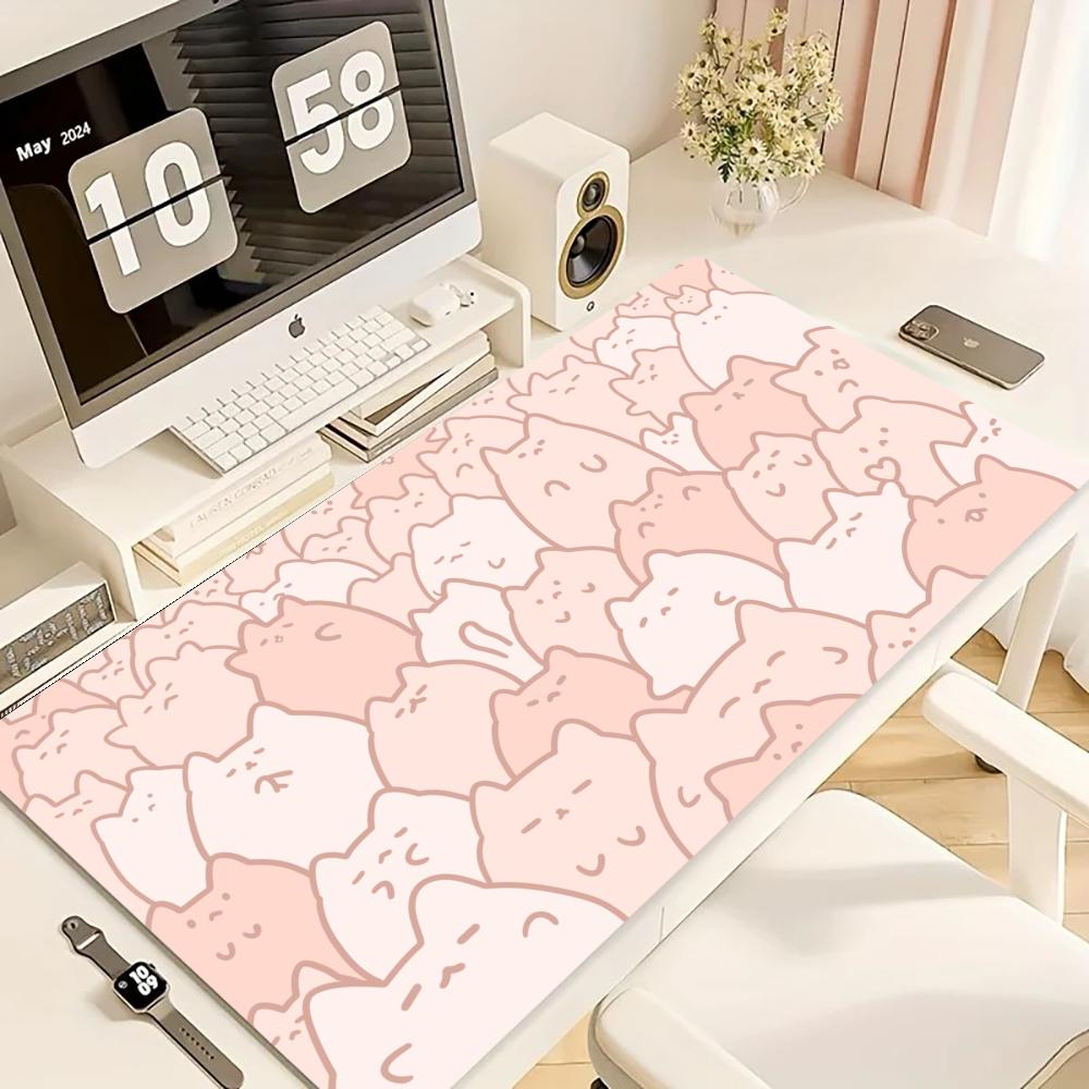 Gaming-Mauspad, Große Schreibt – Desk Setup Pink Bewertung und Preis