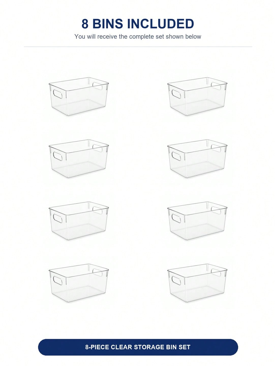 8er-Pack transparente Aufbewah – Desk Setup Organization Bewertung und Preis