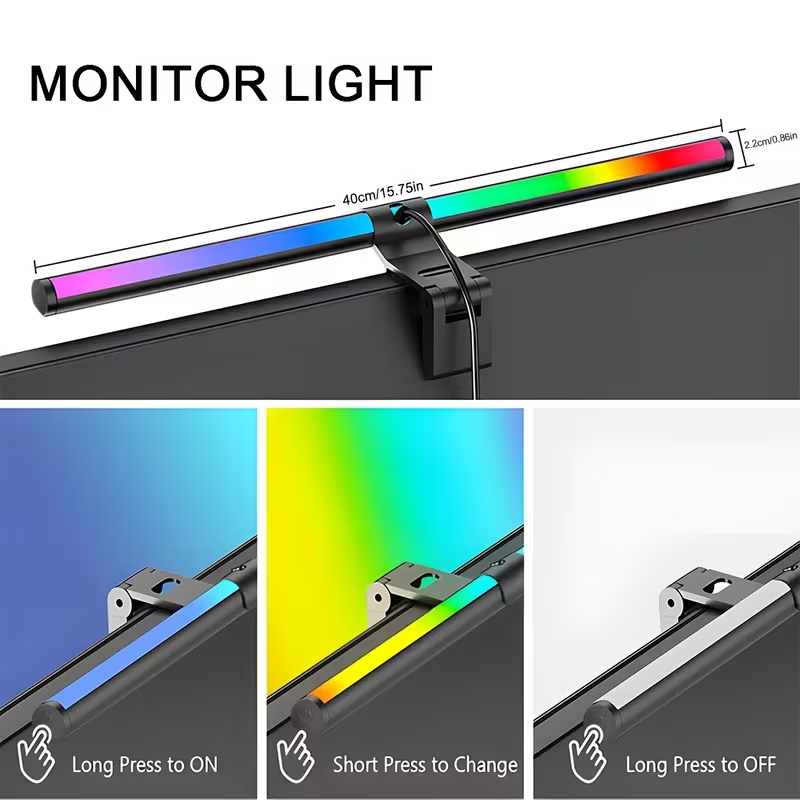 LED-Monitor-Lichtleiste 30cm 4 – Desk Setup Light Bewertung und Preis