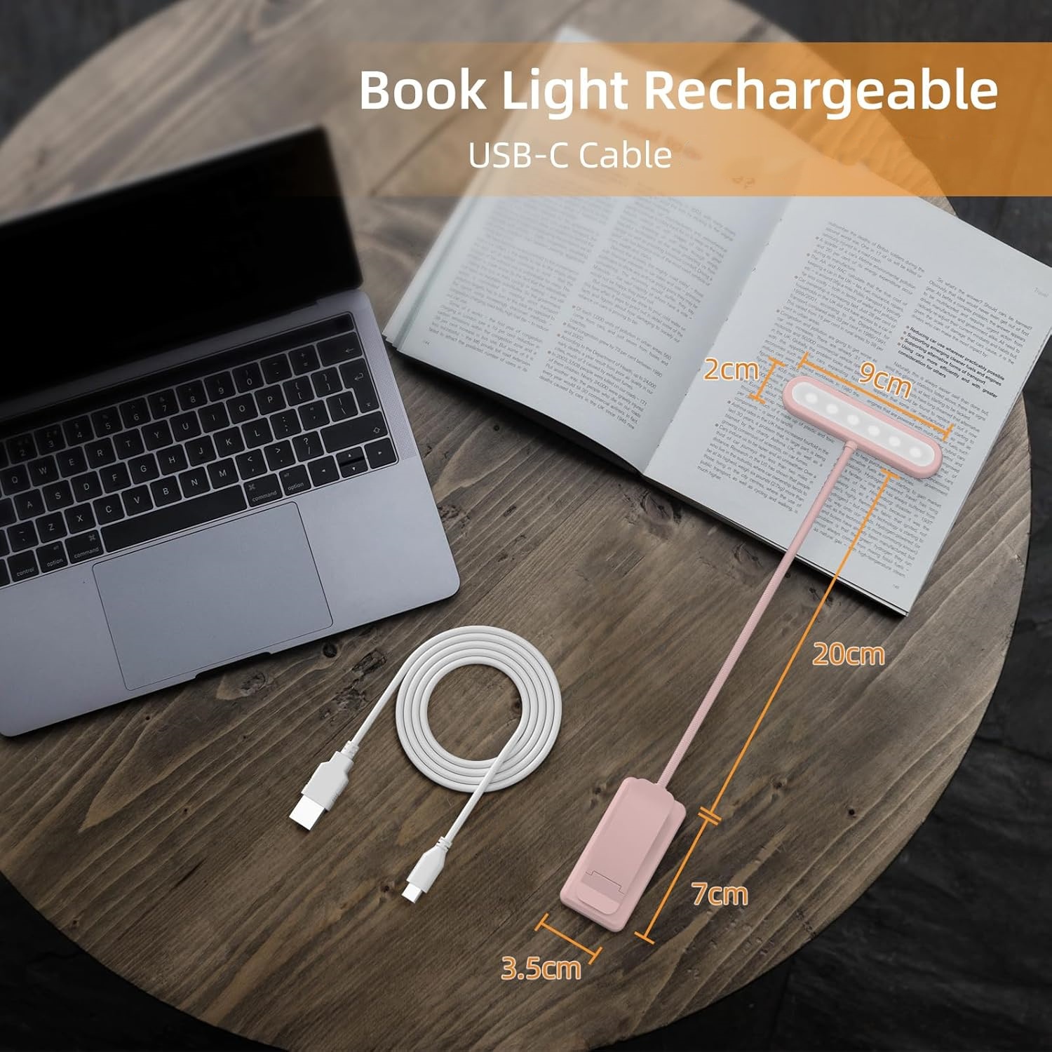 Leselampe Buchklemme Schwarz/W – Desk Setup Light Bewertung und Preis