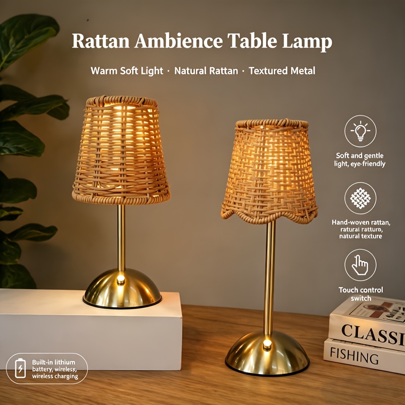Böhmische Geflochtene Rattan-K – Desk Setup Light Bewertung und Preis