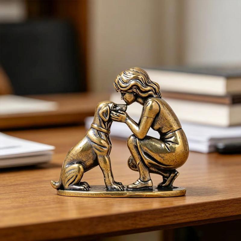 NEUE Messing-Hundefigur für Zu – Desk Setup Retro Bewertung und Preis