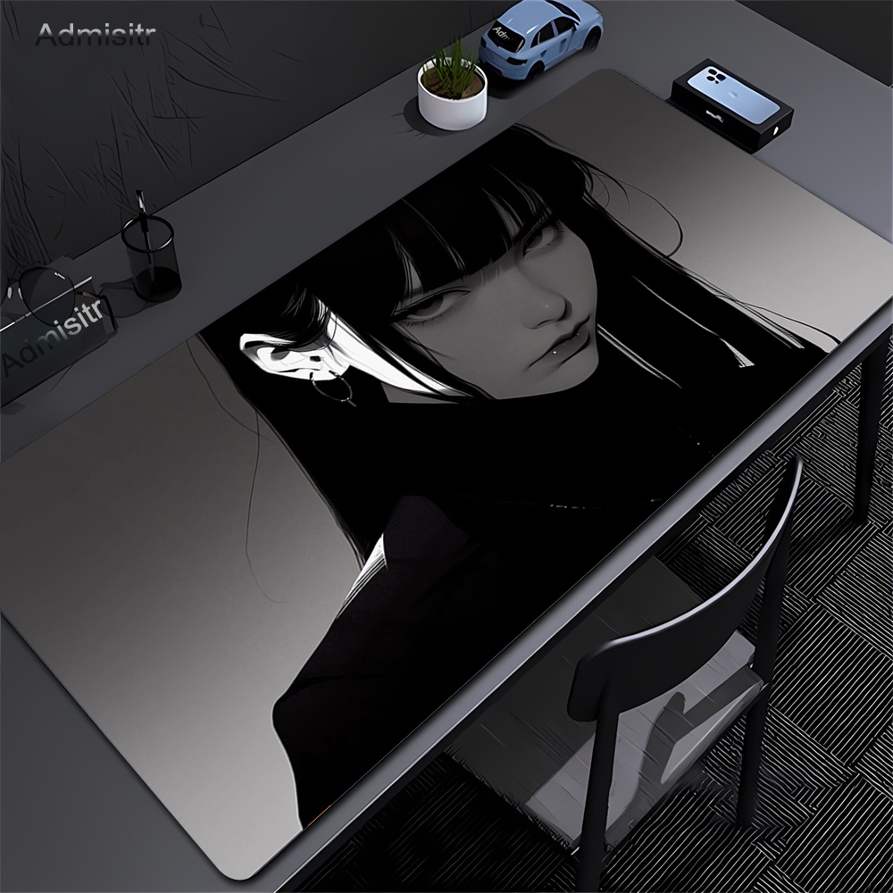 Schwarz Anime Dark Girl Tisch  – Desk Setup Pink Bewertung und Preis
