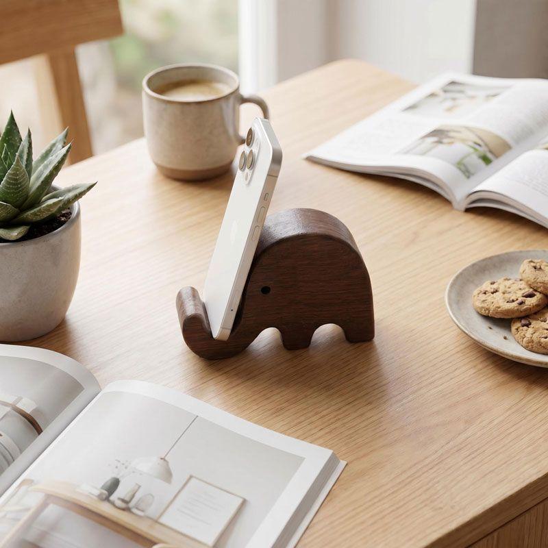 Einfacher Handyhalter aus mass – Desk Setup Organization Bewertung und Preis