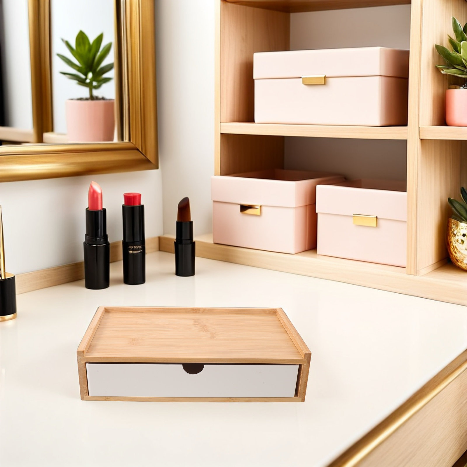 Schreibtisch-Organizer Bambus  – Drawer Organizer Bamboo Bewertung und Preis