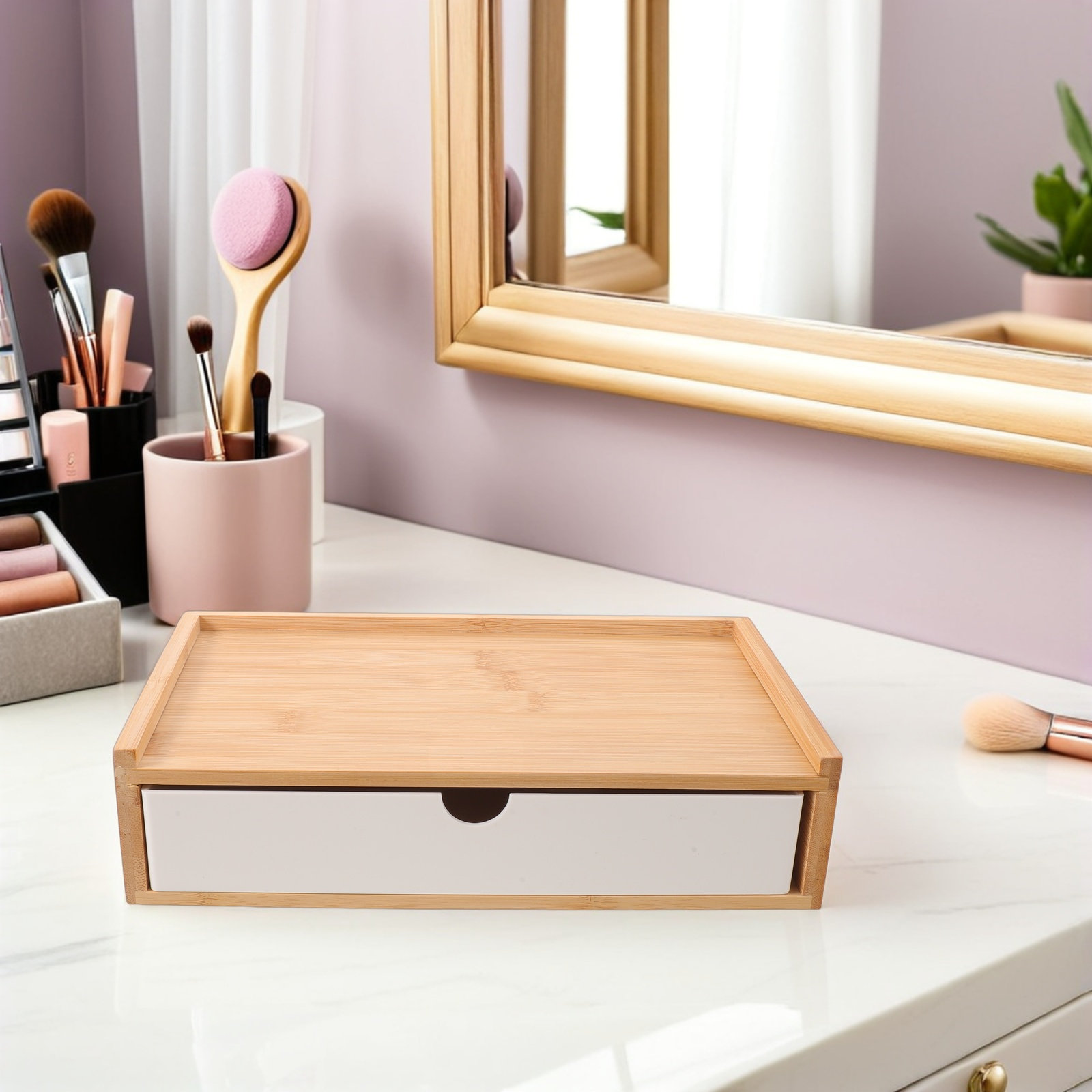 Schreibtisch-Organizer Bambus  – Drawer Organizer Bamboo Bewertung und Preis
