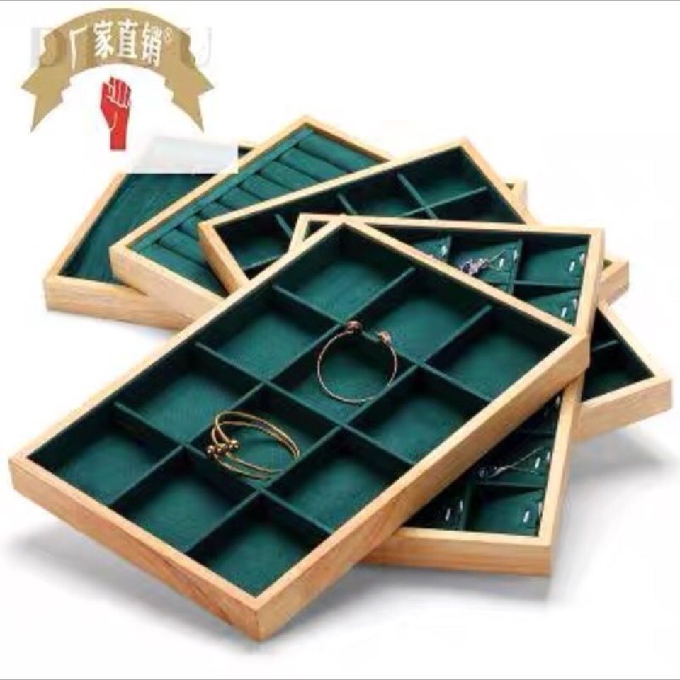Dunkelgrünes Samt-Bambus-Schmu – Drawer Organizer Bamboo Bewertung und Preis