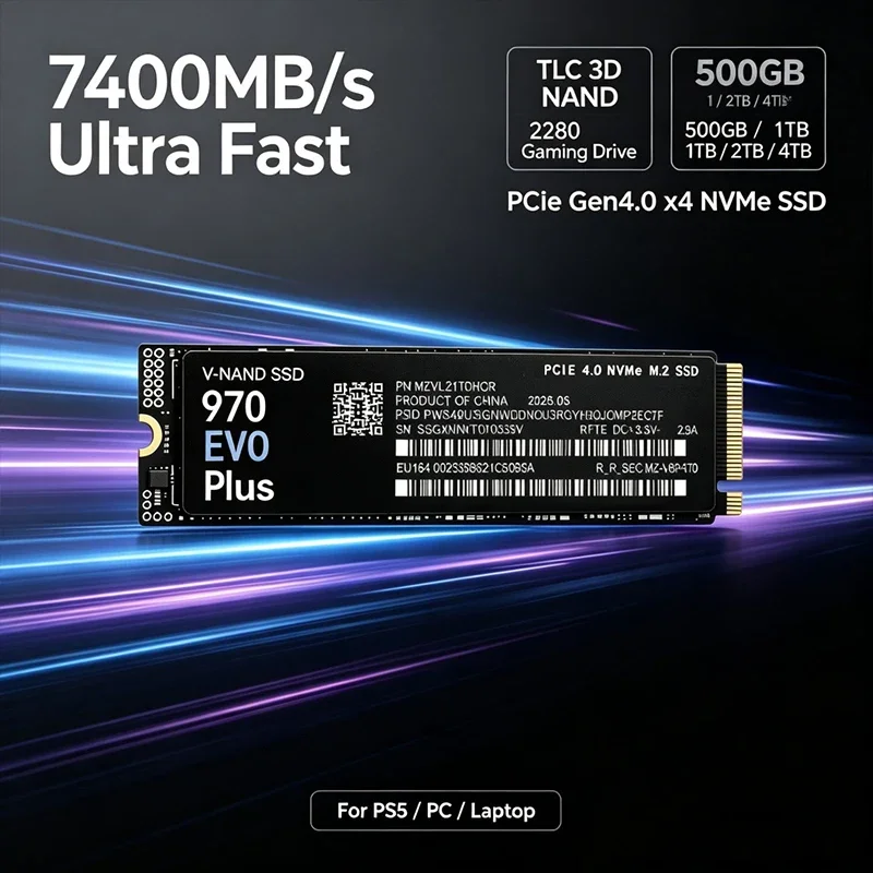 7400MB/s M.2 NVMe SSD 970 EVO  – Samsung Ssd 980 Pro Bewertung und Preis