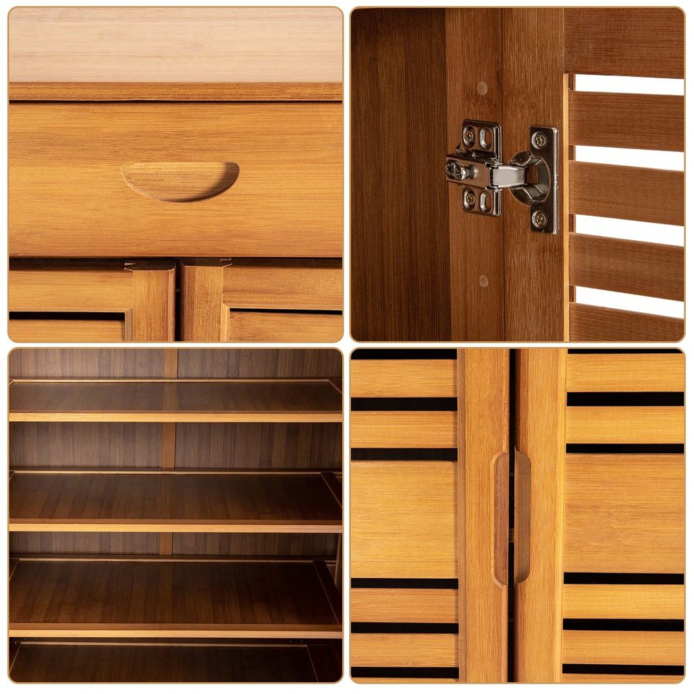 Bambus-Schuhschrank mit 2 Türe – Drawer Organizer Bamboo Bewertung und Preis