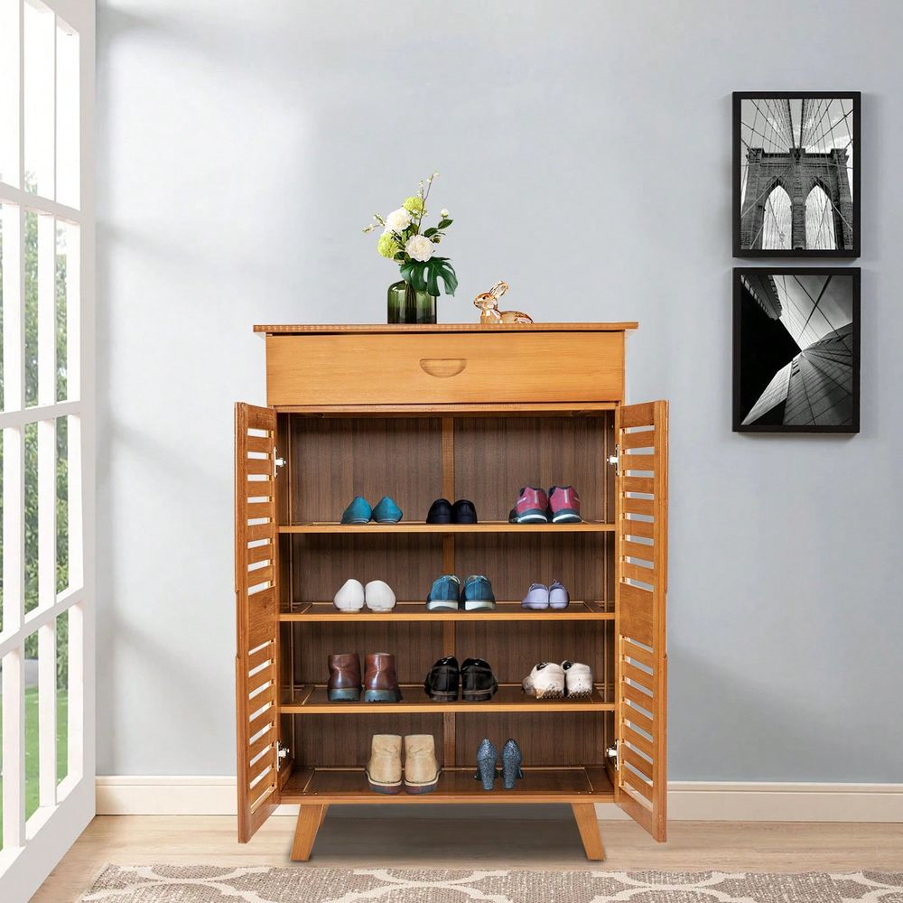 Bambus-Schuhschrank mit 2 Türe – Drawer Organizer Bamboo Bewertung und Preis