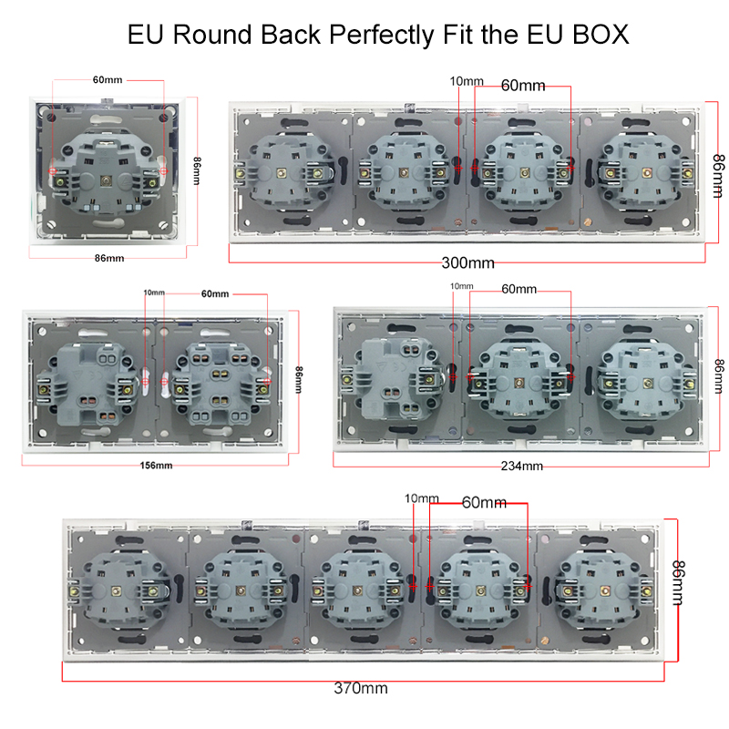 Silber EU Metall Rahmen Steckd – Power Strip Flat Bewertung und Preis