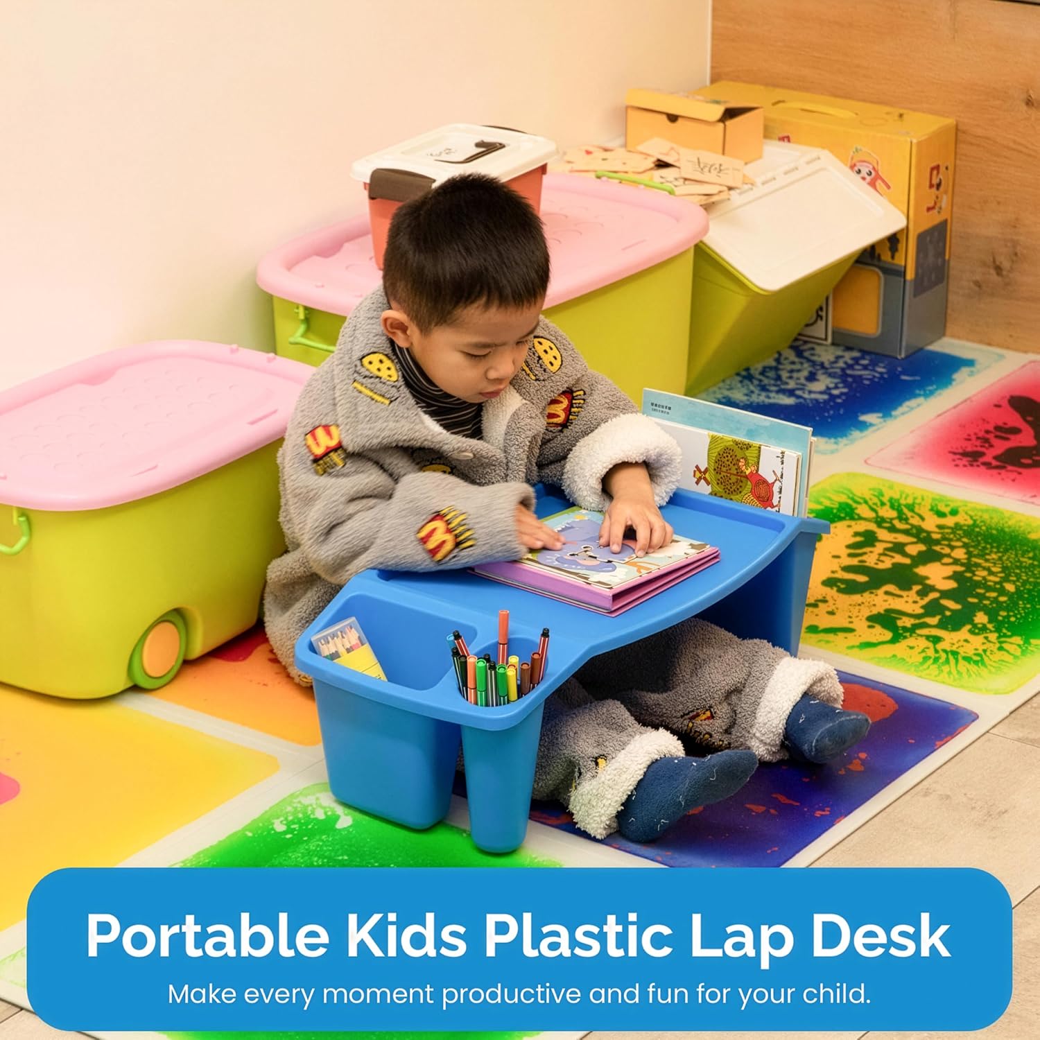 3er-Set tragbare Schoßtische m – Desk Setup Pink Bewertung und Preis