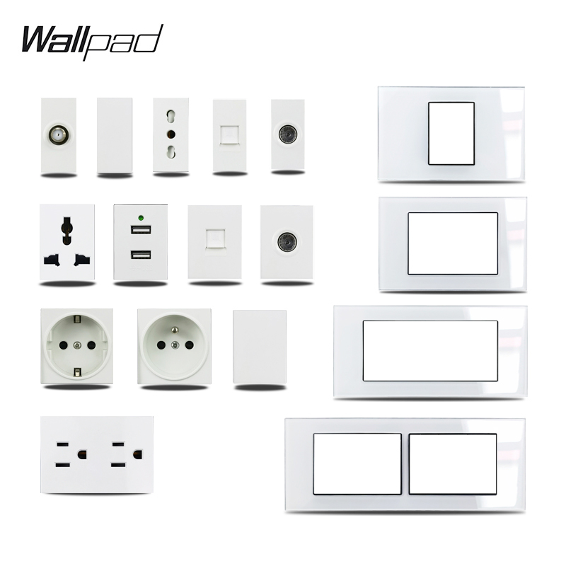 US Italien Typ DIY Weiße Glass – Power Strip Flat Bewertung und Preis