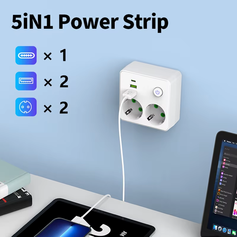 EU-Steckdosenleiste mit 2 AC-S – Power Strip Flat Bewertung und Preis