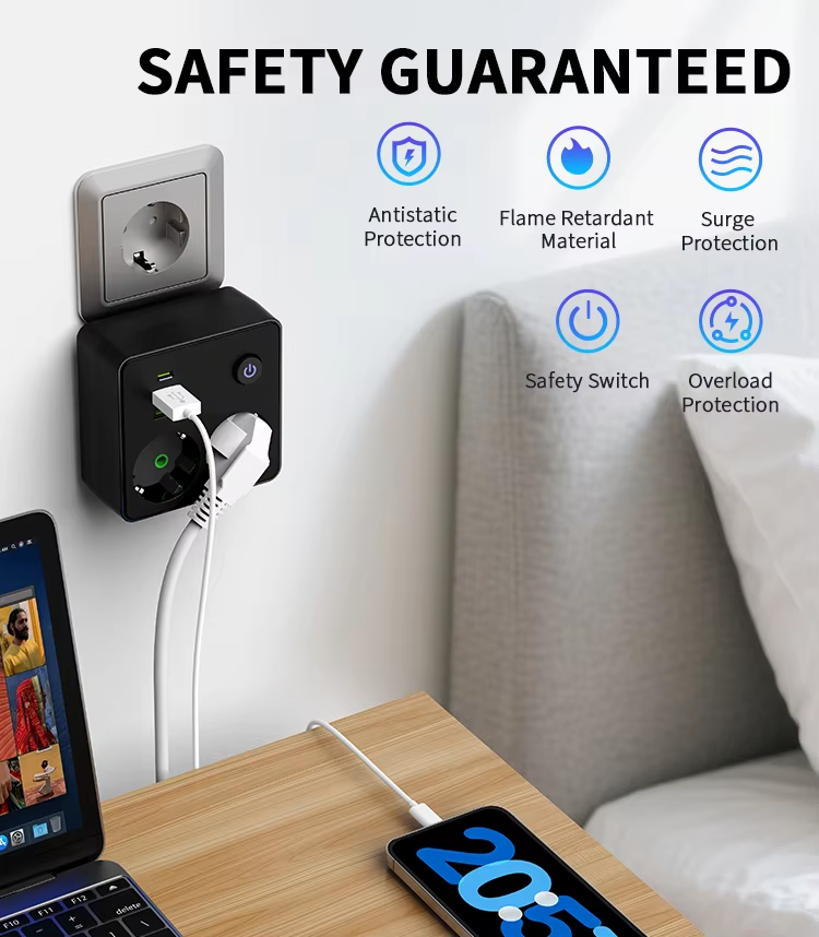 EU-Steckdosenleiste mit 2 AC-S – Power Strip Flat Bewertung und Preis