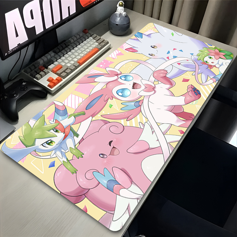Großes rosa süßes Mauspad XXL  – Desk Setup Pink Bewertung und Preis