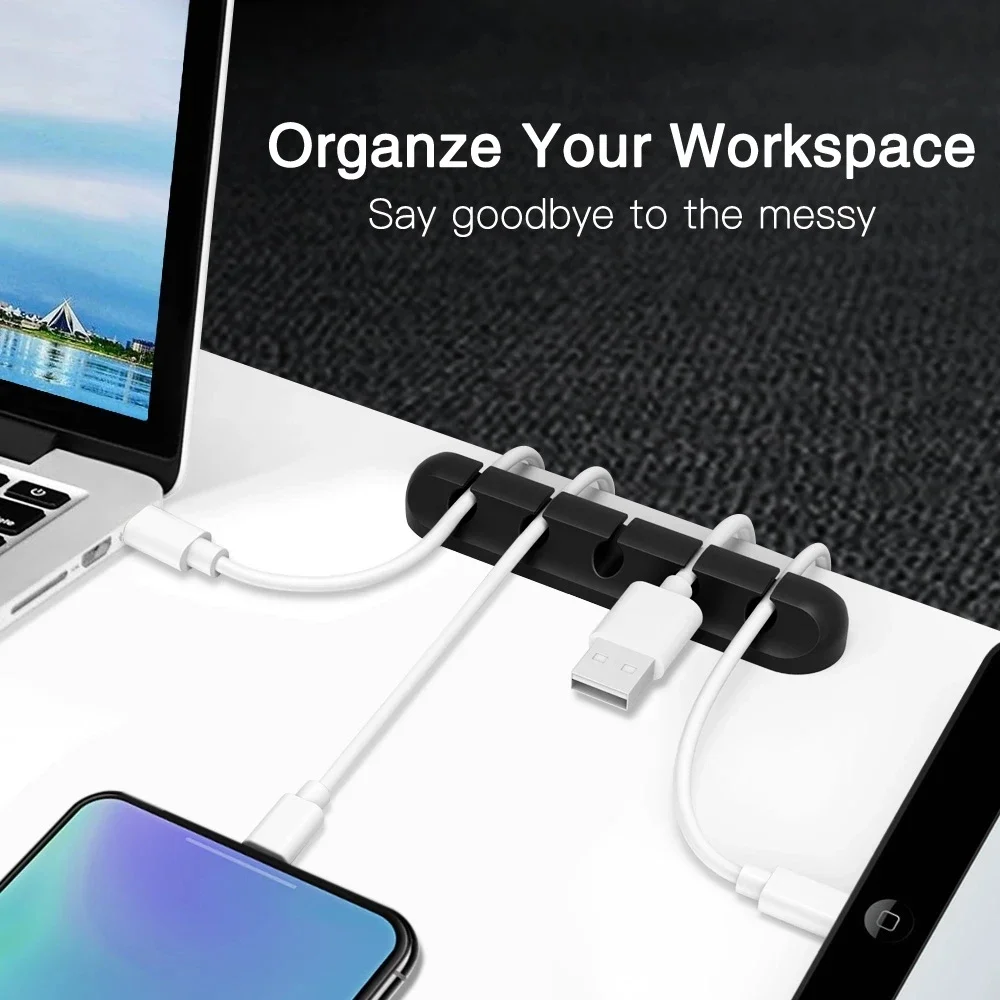 Silikon-USB-Kabel-Organizer, U – Desk Setup Organization Bewertung und Preis