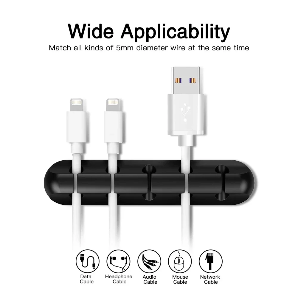 Silikon-USB-Kabel-Organizer, U – Desk Setup Organization Bewertung und Preis