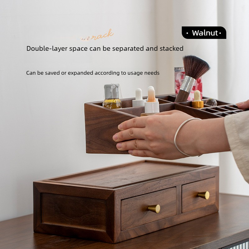 Massivholz Doppelschicht-Organ – Drawer Organizer Bamboo Bewertung und Preis