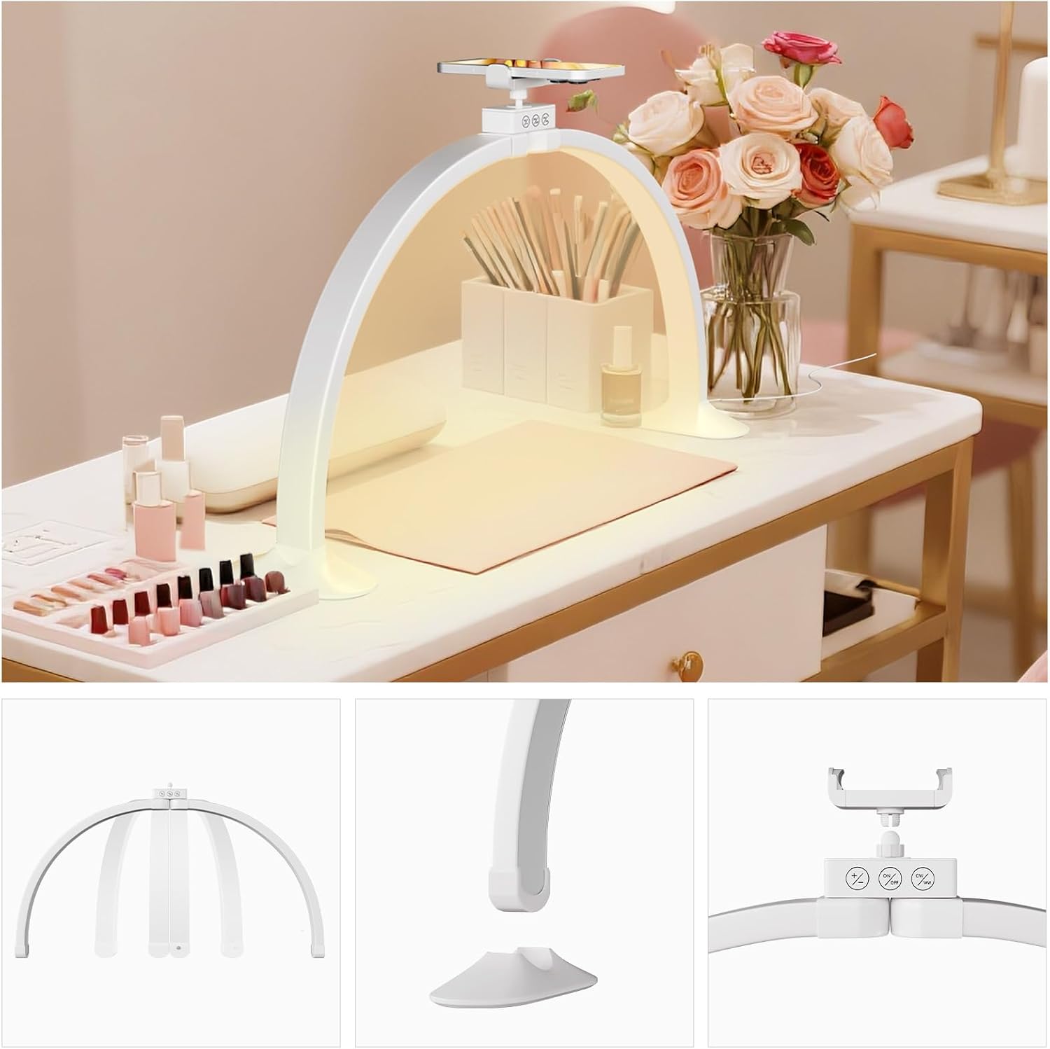 Halbmondlicht U-förmige Nail A – Desk Setup Lamp Bewertung und Preis
