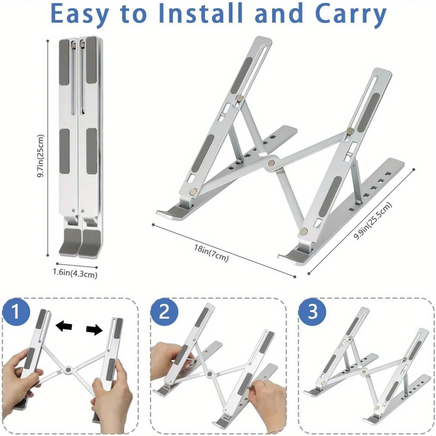 Tragbarer Notebook-Kühlständer – Desk Setup Macbook Bewertung und Preis