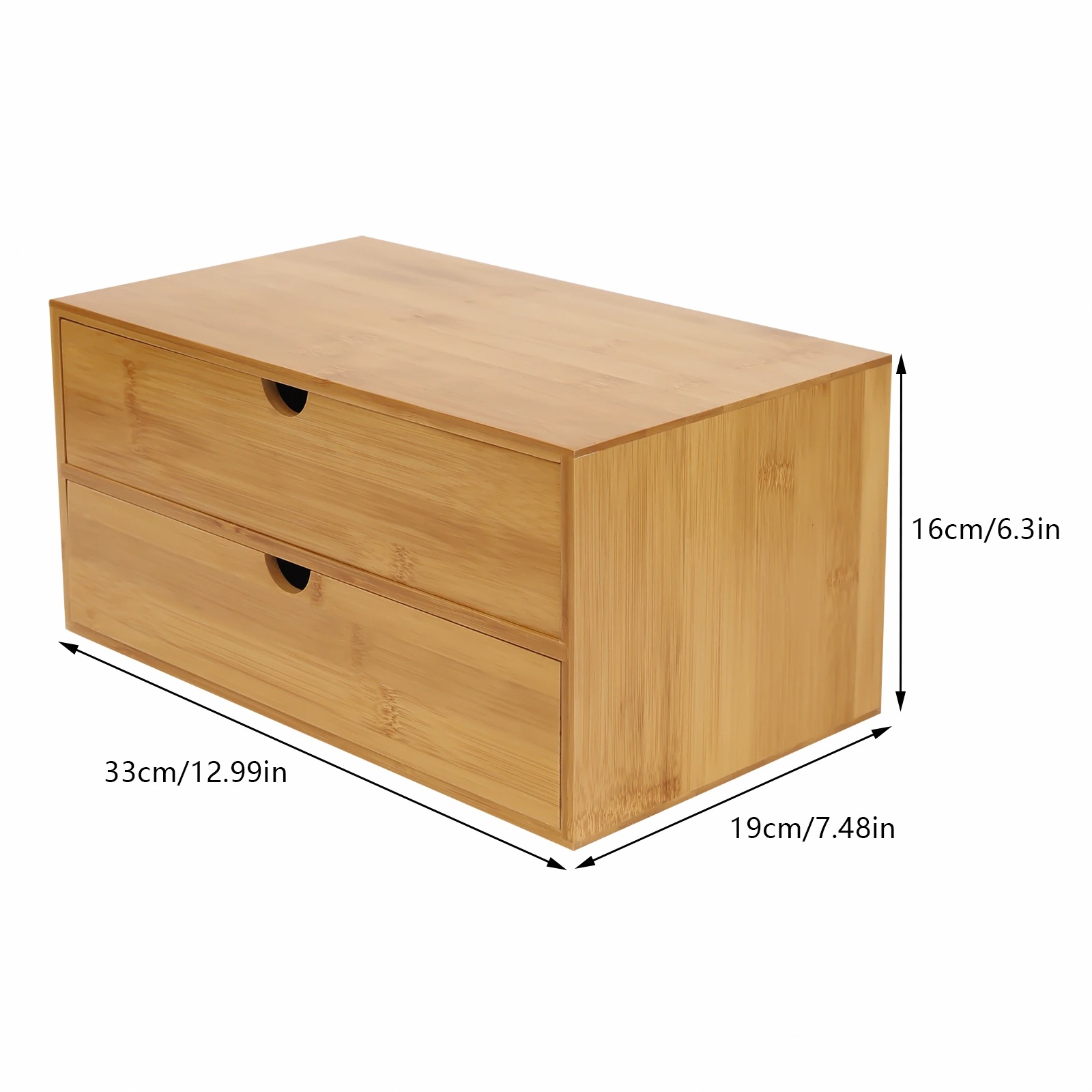 Schreibtisch-Organizer, 2-Schu – Drawer Organizer Bamboo Bewertung und Preis